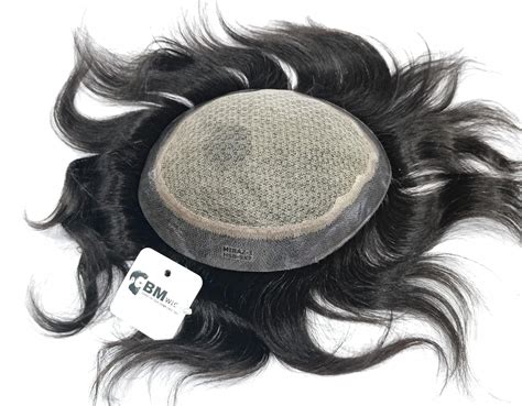 BM Wig UK Mirage 100% Human Hair Patch Size 7x5 Natural Looking Skin ...