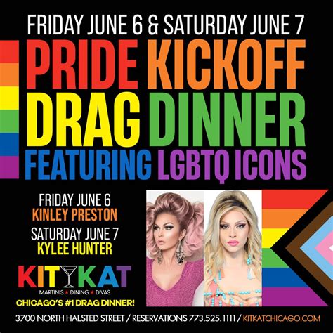 Pride Kickoff Drag Dinner • Kit Kat | Drag Show Chicago
