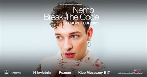 Nemo - Break The Code EUROPE TOUR 2025 - Official Event, 14.04.2025 ...