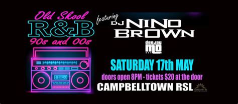 90s and 00s Old Skool R&B Dance Party - Campbelltown RSL - Sat 17th May ...