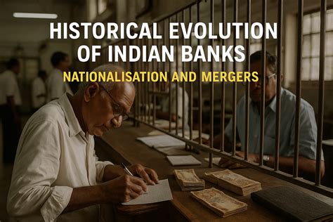 Historical Evolution of Indian Banks: Nationalisation and Mergers