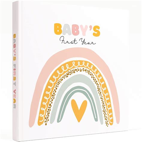 Amazon.com: Lamare Baby’s First Year Book - Baby Memory Book for Girls ...