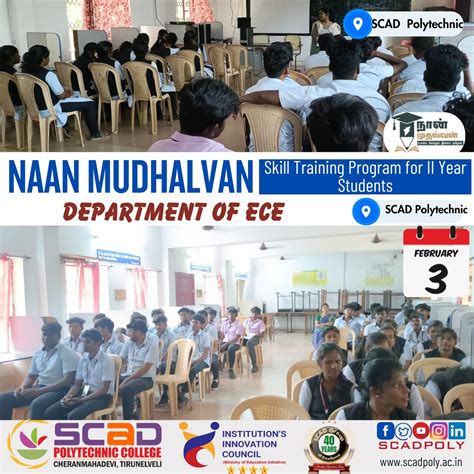 Naan Mudalvan ECE | News & Events | SCAD POLYTECHNIC COLLEGE, Tirunelveli