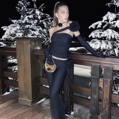 Black Tube Crop Top And Pants – Verostyle