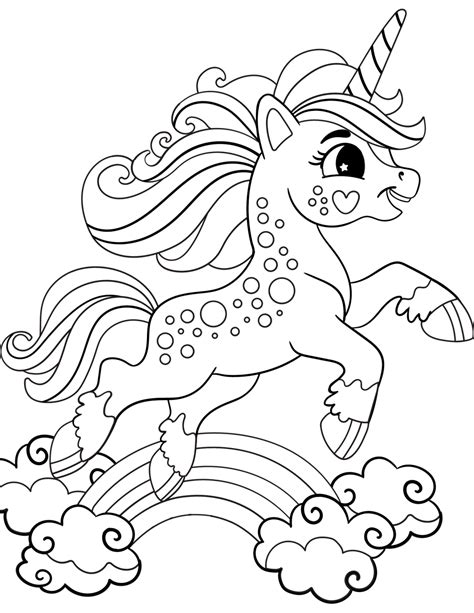 15 Free Printable Unicorn Coloring Pages