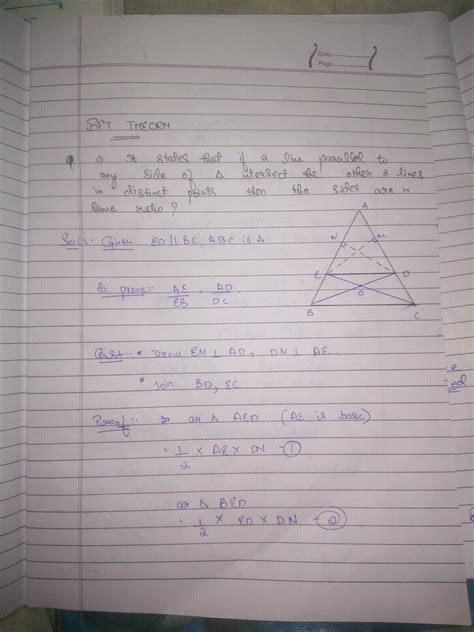 state and prove BPT theorem with diagram - Brainly.in