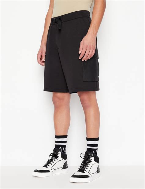 Solid Mid-Rise Regular Fit Stretchable Shorts with Clasp Closure