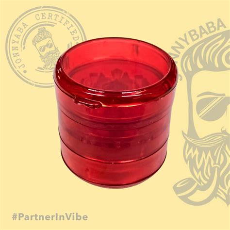 Acrylic Four Part Crusher/Grinder (50mm) – Jonnybaba Lifestyle