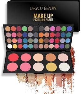 Lakyou Beauty makeup profession palette 48 eyeshadow+4 blusher=2 ...