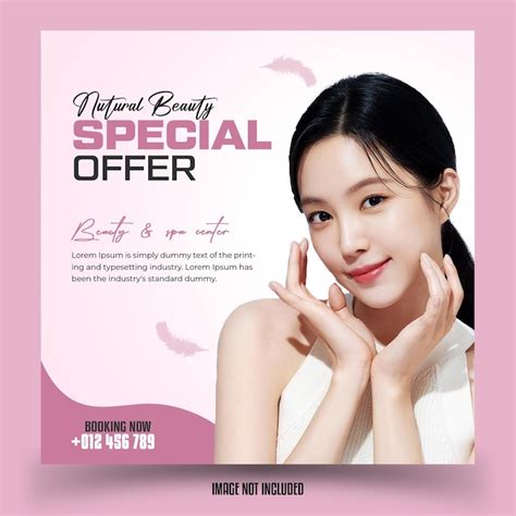 Beauty banner design template | Premium PSD