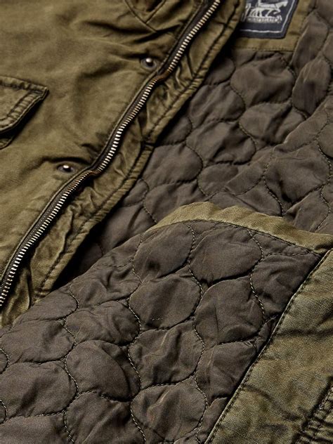 Buy Levi's Men's Big & Tall Washed Cotton Military Jacket Online at ...
