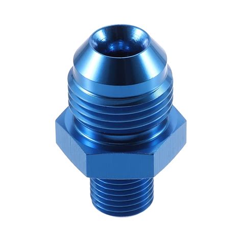 X AUTOHAUX Blue 8AN Male to M12x1.25mm Male Metric Thread Fitting ...