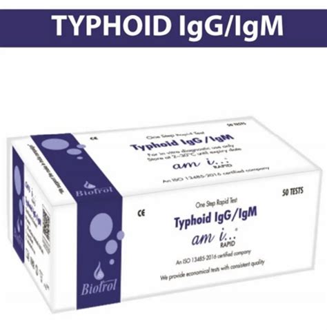 Typhoid Test Kit - Typhoid IgG IgM Test Kit Manufacturer from New Delhi
