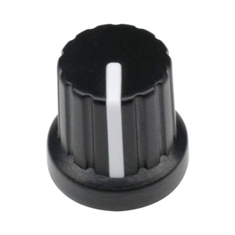 12mm Black Plastic Knob With White Pointer, 12mm Knob, Plum Handle ...