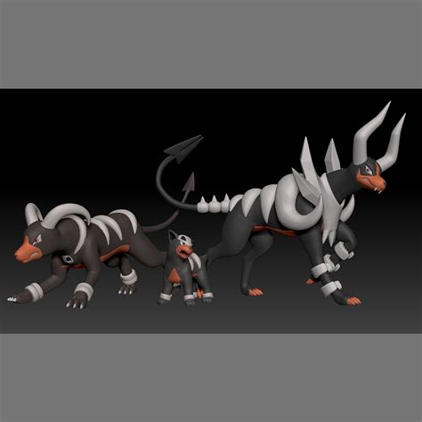 Grafico De Evolucao Do Houndoom
