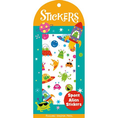 STK30 - Space Aliens Stickers : Peaceable Kingdom Press, Brenda Sexton ...
