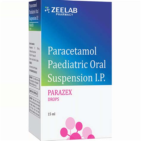 Parazex 100 MG/ML Oral Drop (15): Uses, Side Effects, Price & Dosage ...