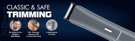 Havells Turbo 10 In 1 Grooming Kit | Hair Trimmer,Face, Ear & Nose |No ...