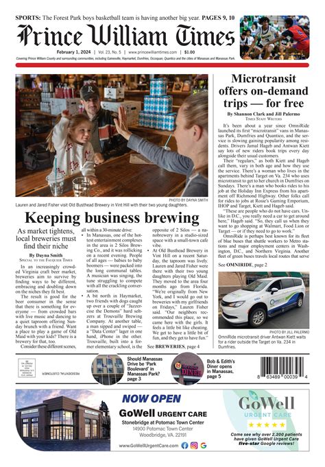 Prince William Times - 02/01/2024 by Fauquier Times (52 issues ...