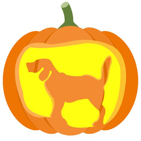 Printable Pumpkin Stencils Dog