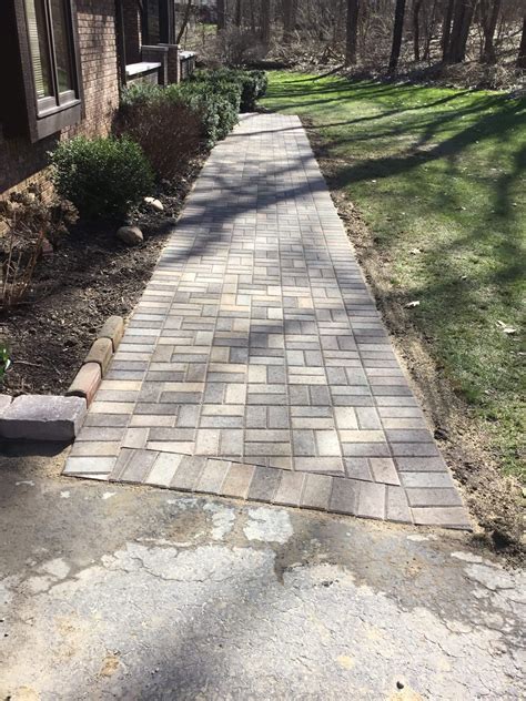 Brick Paver Walkway Installation - All Brick Design