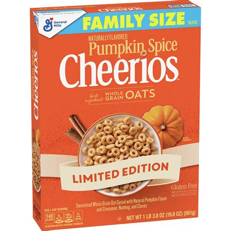Buy General Mills, Breakfast Cereal, Pumpkin Spice Cheerios, Gluten ...