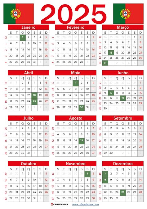 Feriados Nacionais Portugal 2026
