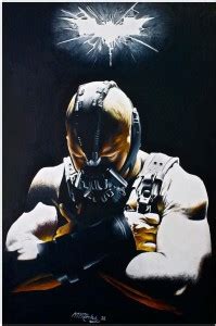 SPOILT - The Villain From Batman The Dark Knight Rises Paper Print ...