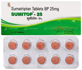 Sumitop 25 Mg Tablet 10 - Uses, Side Effects, Dosage, Price | Truemeds