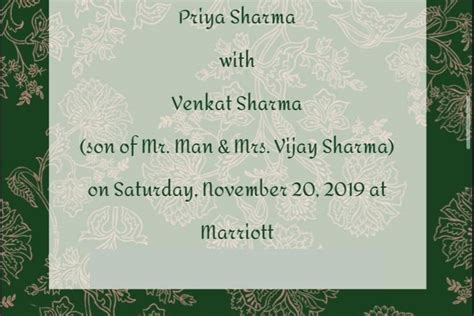 Grafic Designs By Pooja, Malleshwaram - Invitations - Malleshwaram ...