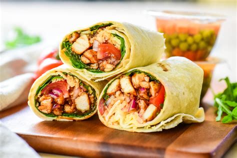 Simple BBQ Chicken Wrap | Dude That Cookz
