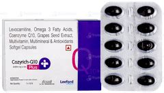 Cozyrich Q1o Plus Softgel Capsule 10 - Uses, Side Effects, Dosage ...