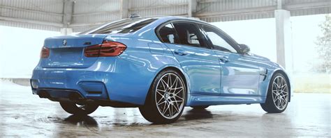 Download wallpaper 2560x1080 bmw m3 competition, bmw, car, blue, side ...