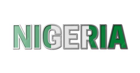 Nigeria Flag Text PNG, Vector, PSD, and Clipart With Transparent Background for Free Download ...