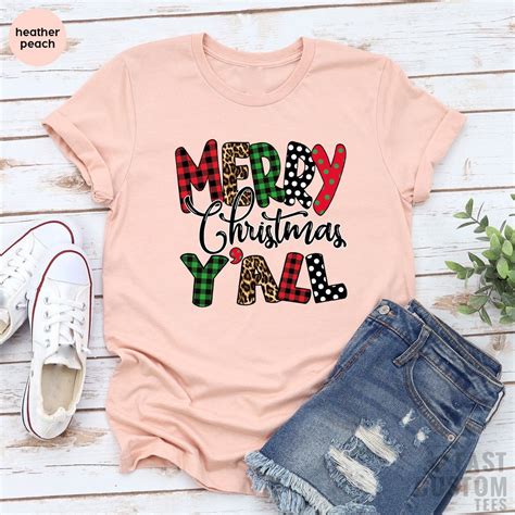 Christmas Tree T-shirt, Christmas Y'all T-Shirt, Women Christmas Gift ...