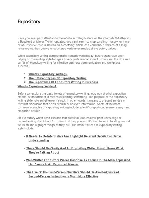 Expository Writing Structure 的图像结果