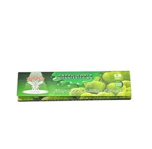 PUFF SMART HORNET GREEN APPLE FLAVORED ROLLING PAPERS 1/4 SIZE FLAVOR ...