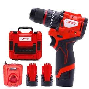 JPT Pro Series 12v Heavy-Duty Brushless Drill Machine | 65N.M Torque ...