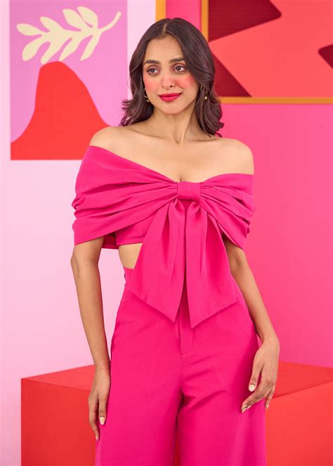 Emily in Paris: Pink Bow Top and Trouser Set
