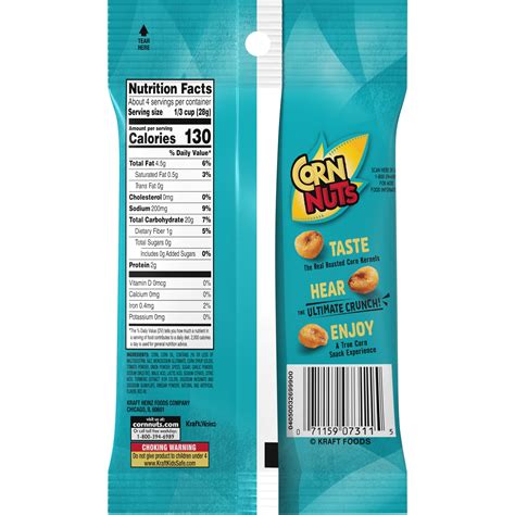 Roasted Corn Nuts Nutrition Facts | Besto Blog