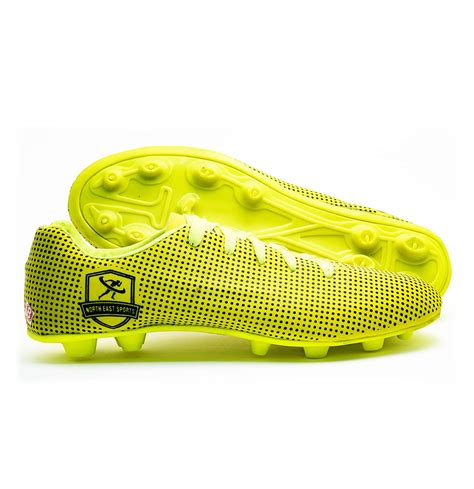 NORTH EAST SPORTS Bright Yellow Dotted PVC Sole Lightweight Football ...