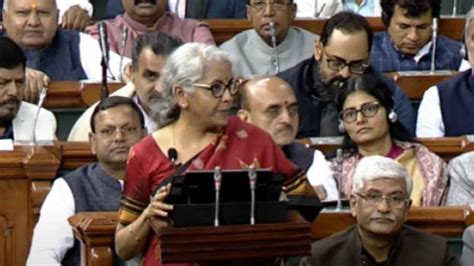 FM Sitharaman announces scheme to improve socio-economic condition of ...