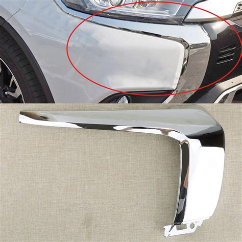 6407A146-Chrome-ABS-Car-Front-Right-Center-Chrome-Bumper-Cover-Molding-Trim-Fit-for-Mitsubishi ...