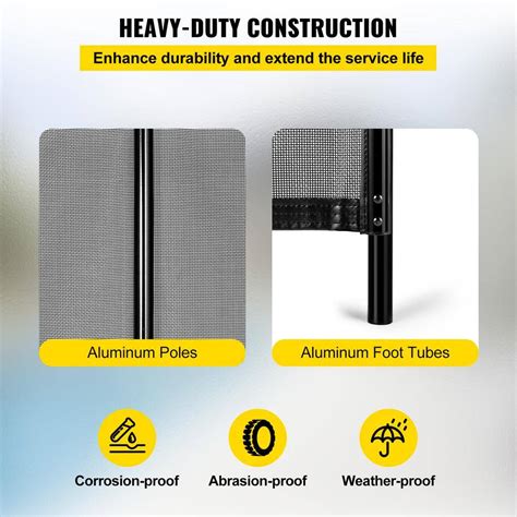 Buy Security Pool Fence 4 ft. x 12 ft. Removable Pool Fence 1000D PVC ...