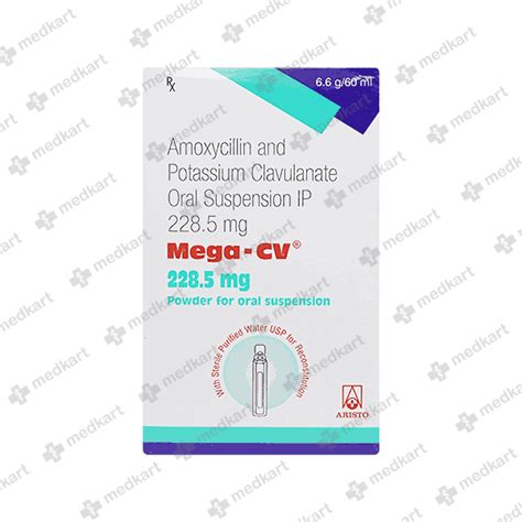 MEGA CV DRY SYRUP 60 ML : View Price, Combination and Alternatives ...