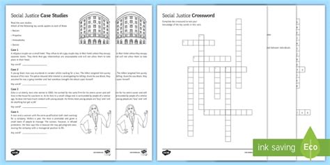 Social Justice Case Studies Activity Pack