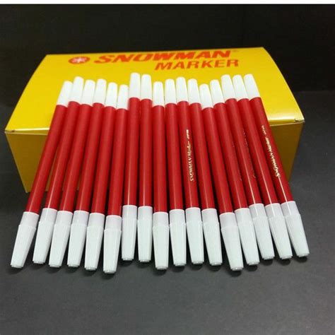 Jual Spidol Snowman Marker PW-1A / GROSS ISI 144 BIJI - Hitam - Kota ...