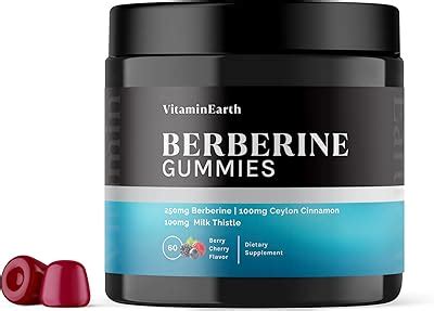 VitaminEarth Berberine Gummies with Berberine HCL, Ceylon India | Ubuy
