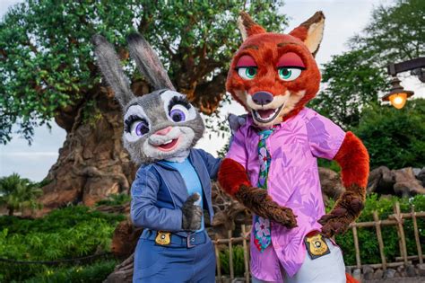 Judy Hopps and Nick Wilde Meet-and-Greet Announced for Disney's Animal Kingdom