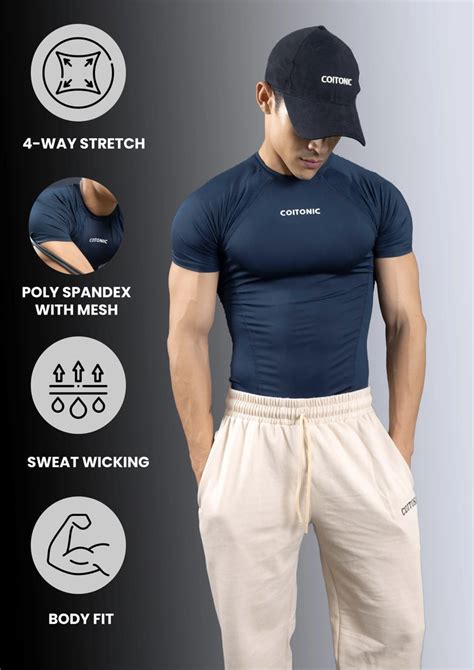 Air Tech Compression Half Sleeves T-shirt - Coitonic